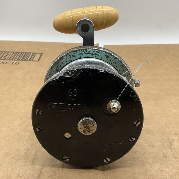Vintage PENN Long Beach 60 Saltwater Fishing Reel - USA - Read - Picture 1 of 6